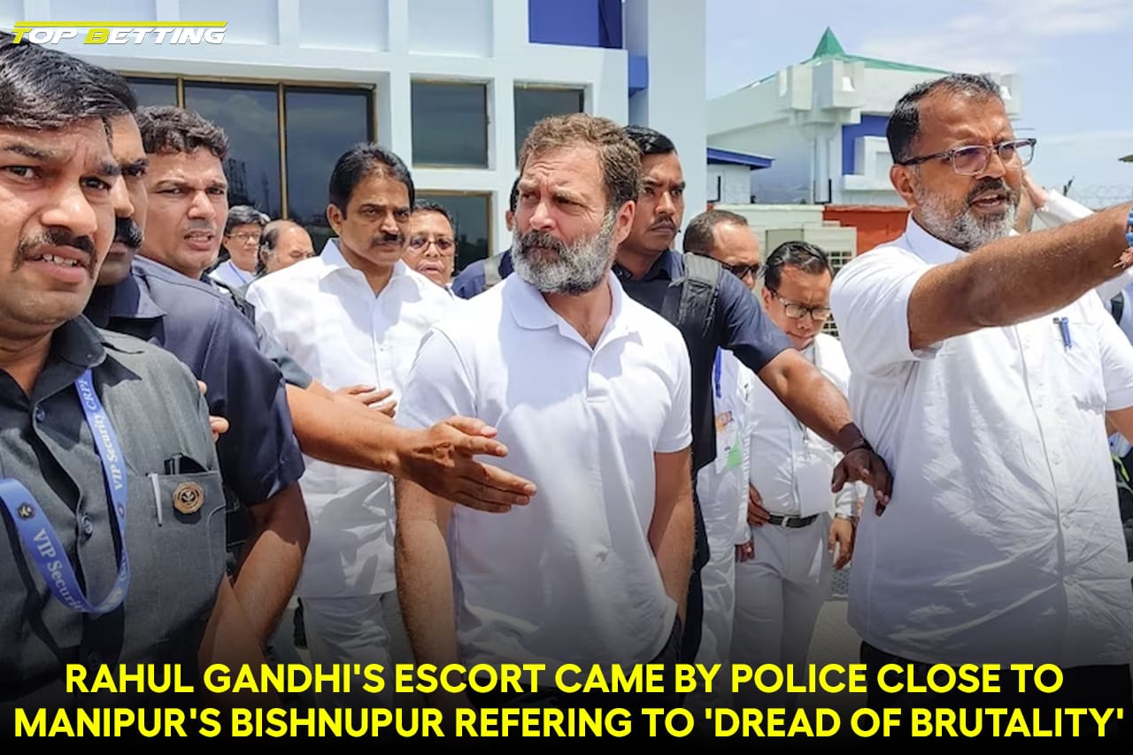 Rahul Gandhi’s escort came by police close to Manipur’s Bishnupur refering to ‘dread of brutality’