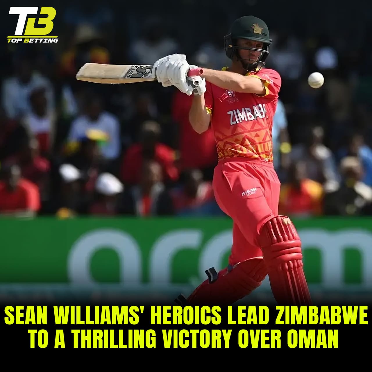 Sean Williams’ Heroics Lead Zimbabwe to a Thrilling Victory over Oman