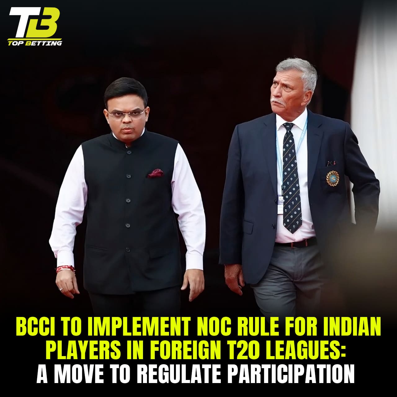 BCCI to Implement NOC Rule for Indian Players in Foreign T20 Leagues: A Move to Regulate Participation