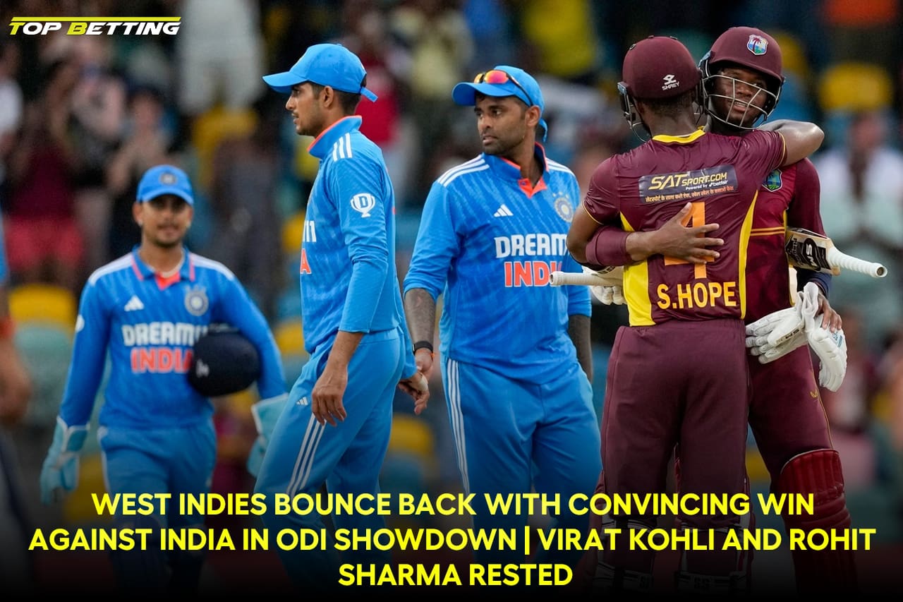 West Indies Bounce Back with Convincing Win Against India in ODI Showdown | Virat Kohli and Rohit Sharma Rested