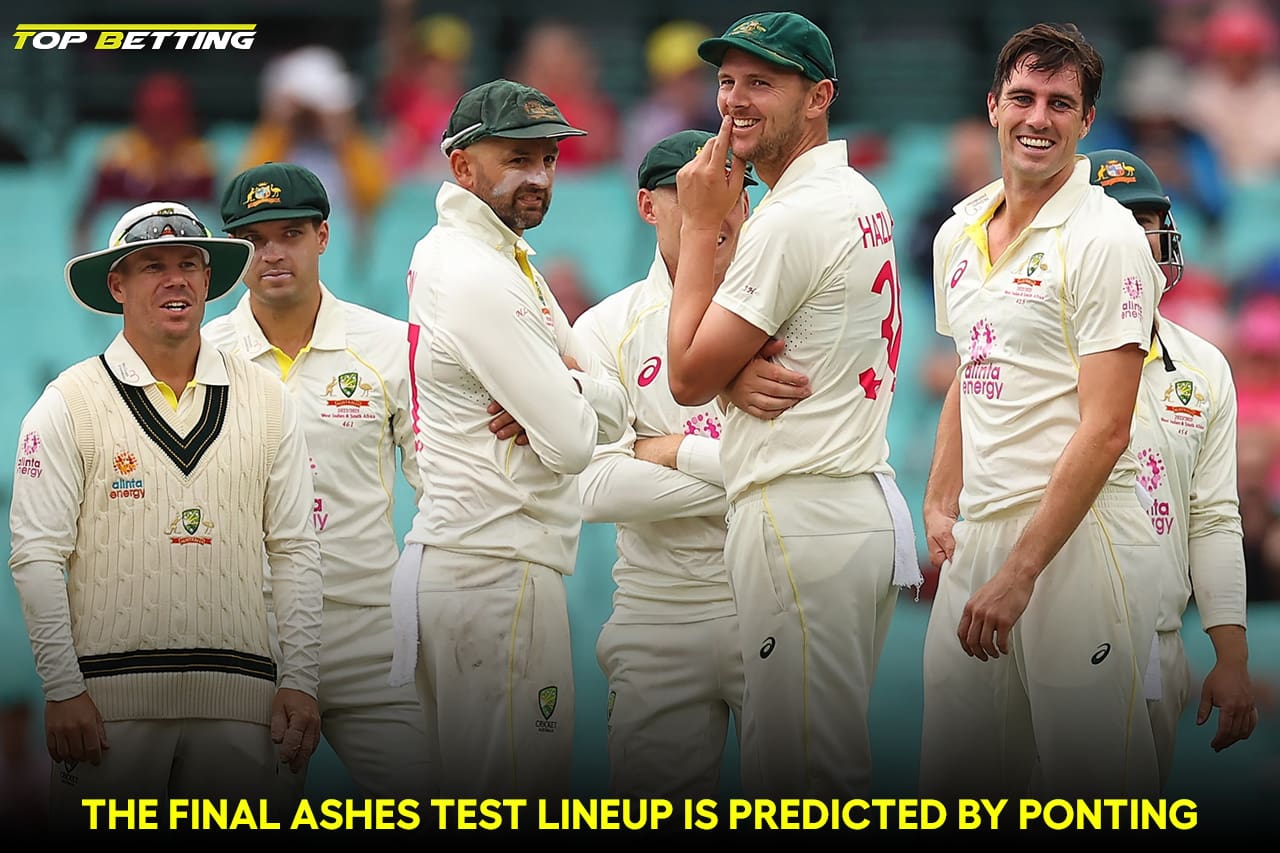 The final Ashes Test lineup is predicted by Ponting