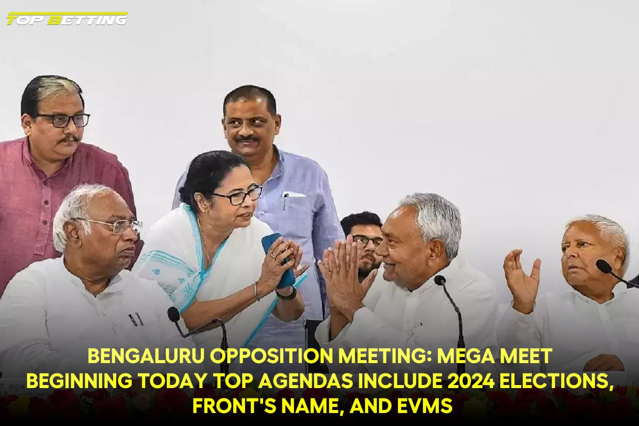 Bengaluru Opposition Meeting: Mega Meet Beginning Today, Top Agendas Include 2024 Elections, Front’s Name, and EVMs