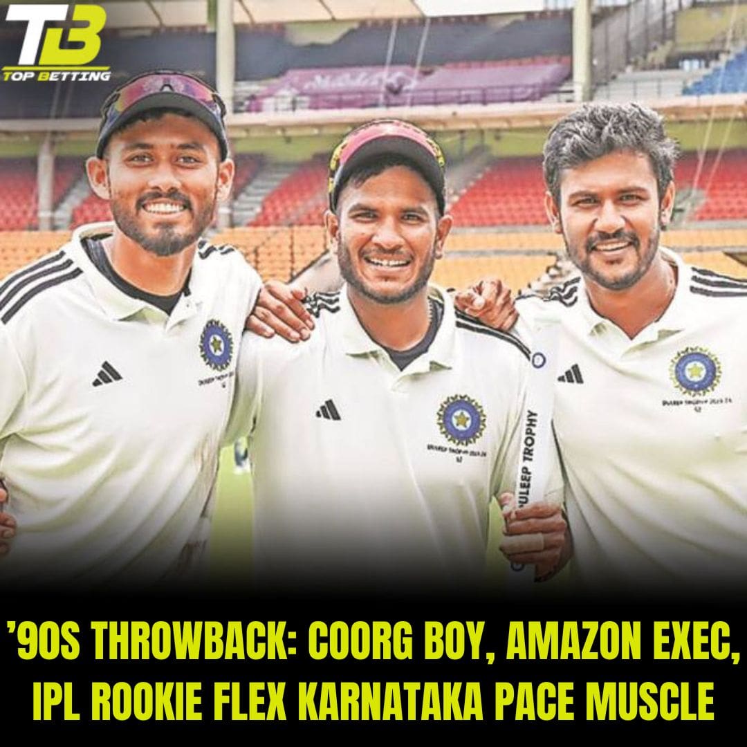 Coorg youngster, Amazon executive, and IPL newcomer flex Karnataka speed muscle