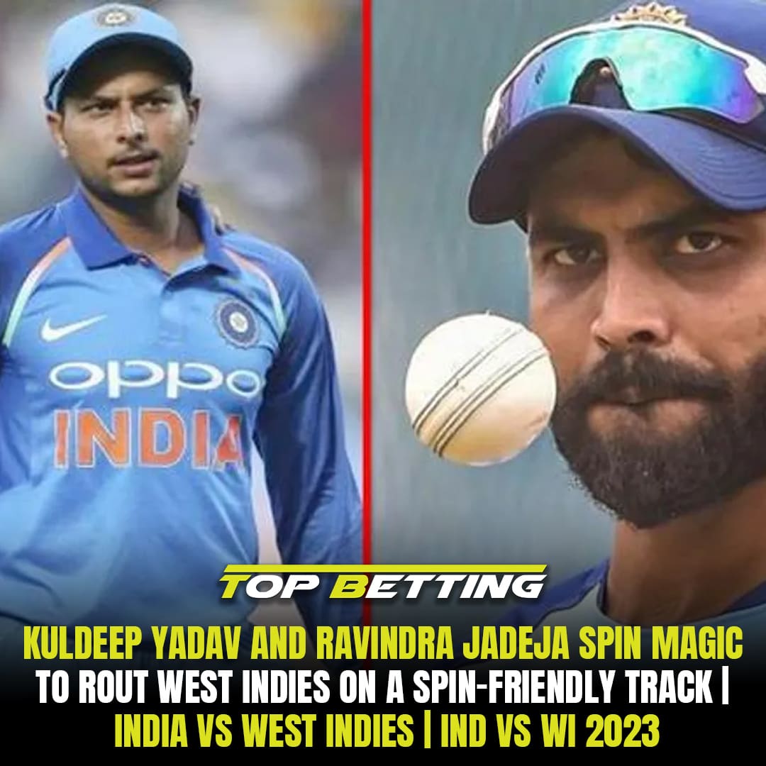 Kuldeep Yadav and Ravindra Jadeja Spin Magic to Rout West Indies on a Spin-Friendly Track | India vs West Indies | Ind vs WI 2023
