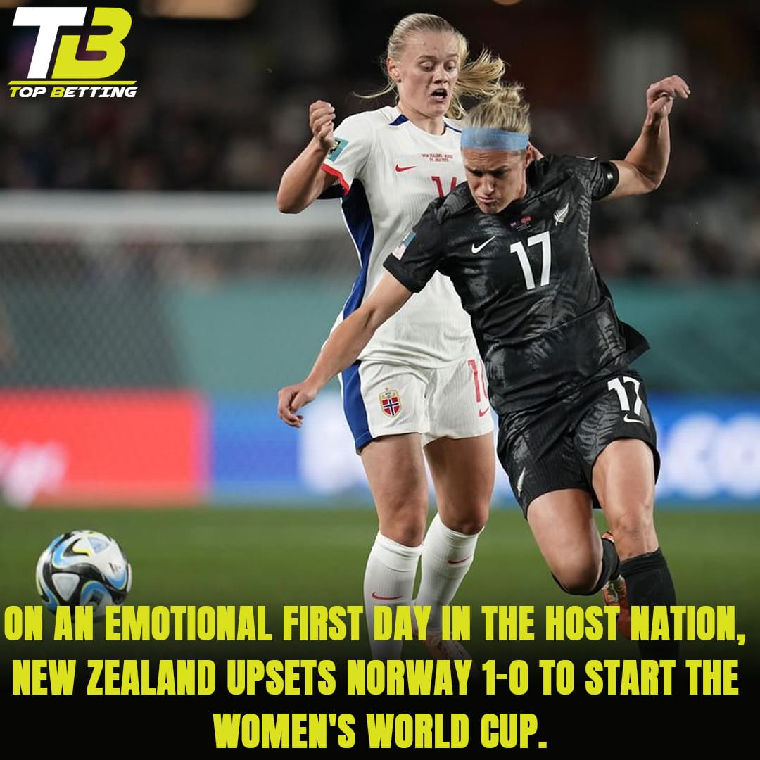 On an emotional first day in the host nation, New Zealand upsets Norway 1-0 to start the Women’s World Cup.