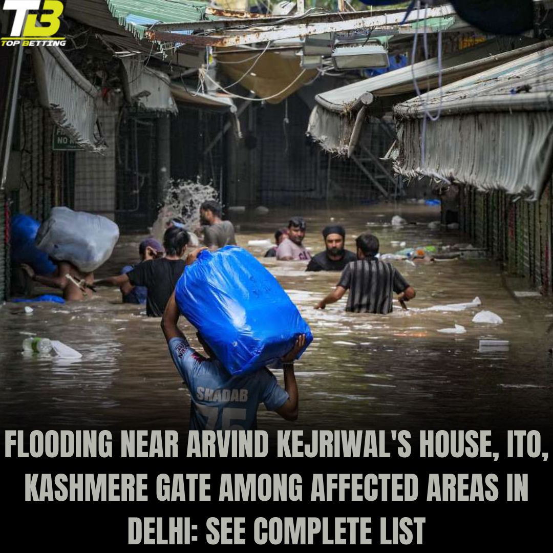 Flooding near Arvind Kejriwal’s house, ITO, Kashmere Gate among affected areas in Delhi: See complete list