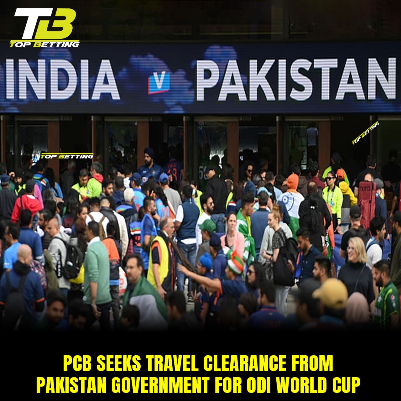 PCB Seeks Travel Clearance from Pakistan Government for ODI World Cup :