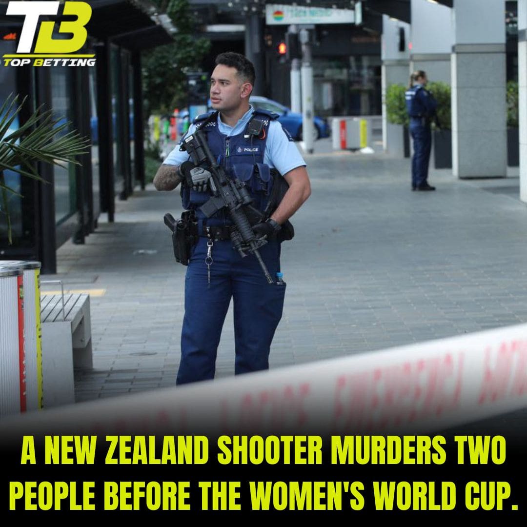A New Zealand shooter murders two people before the Women’s World Cup.