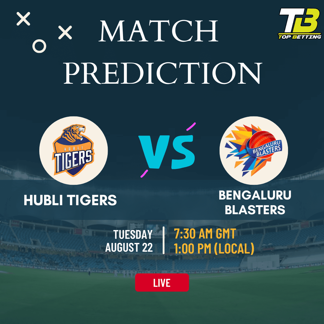 Hubli Tigers vs Bengaluru Blasters | Maharaja T20 Trophy 2023 Prediction | Clash of Titans in the Maharaja T20 Trophy 2023