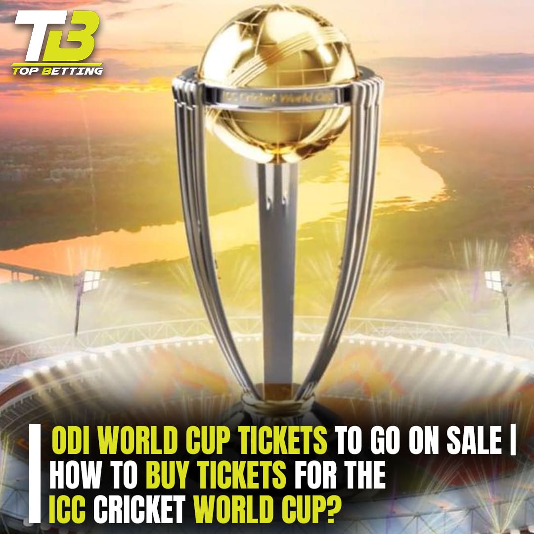 Countdown to Cricket World Cup: ODI World Cup Tickets to Go on Sale | How to buy tickets for the ICC Cricket World Cup?