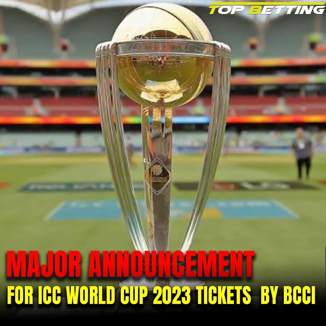 ICC World Cup 2023 ticket sales: BCCI makes a major announcement, a select few may make reservations in advance