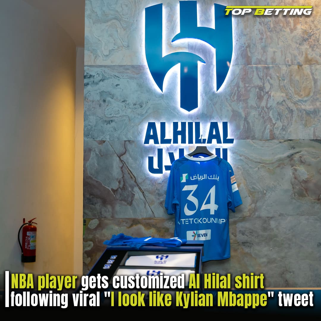 NBA player gets customized Al Hilal shirt following viral “I look like Kylian Mbappe” tweet