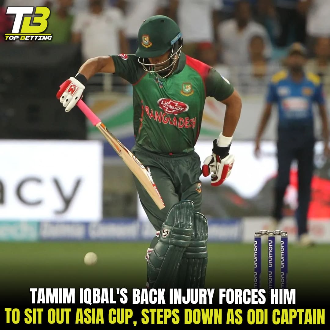 Tamim Iqbal’s Back Injury Forces Him to Sit Out Asia Cup 2023, Steps Down as ODI Captain