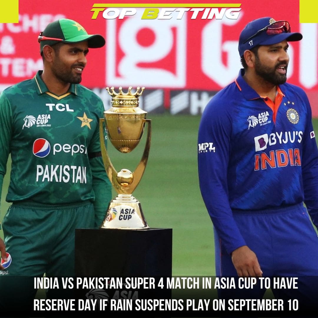 India vs Pakistan Super 4 Match in Asia Cup to Have Reserve Day if Rain Suspends Play on September 10