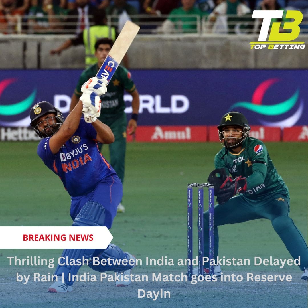 Thrilling Clash Between India and Pakistan Delayed by Rain | India Pakistan Match goes into Reserve Day