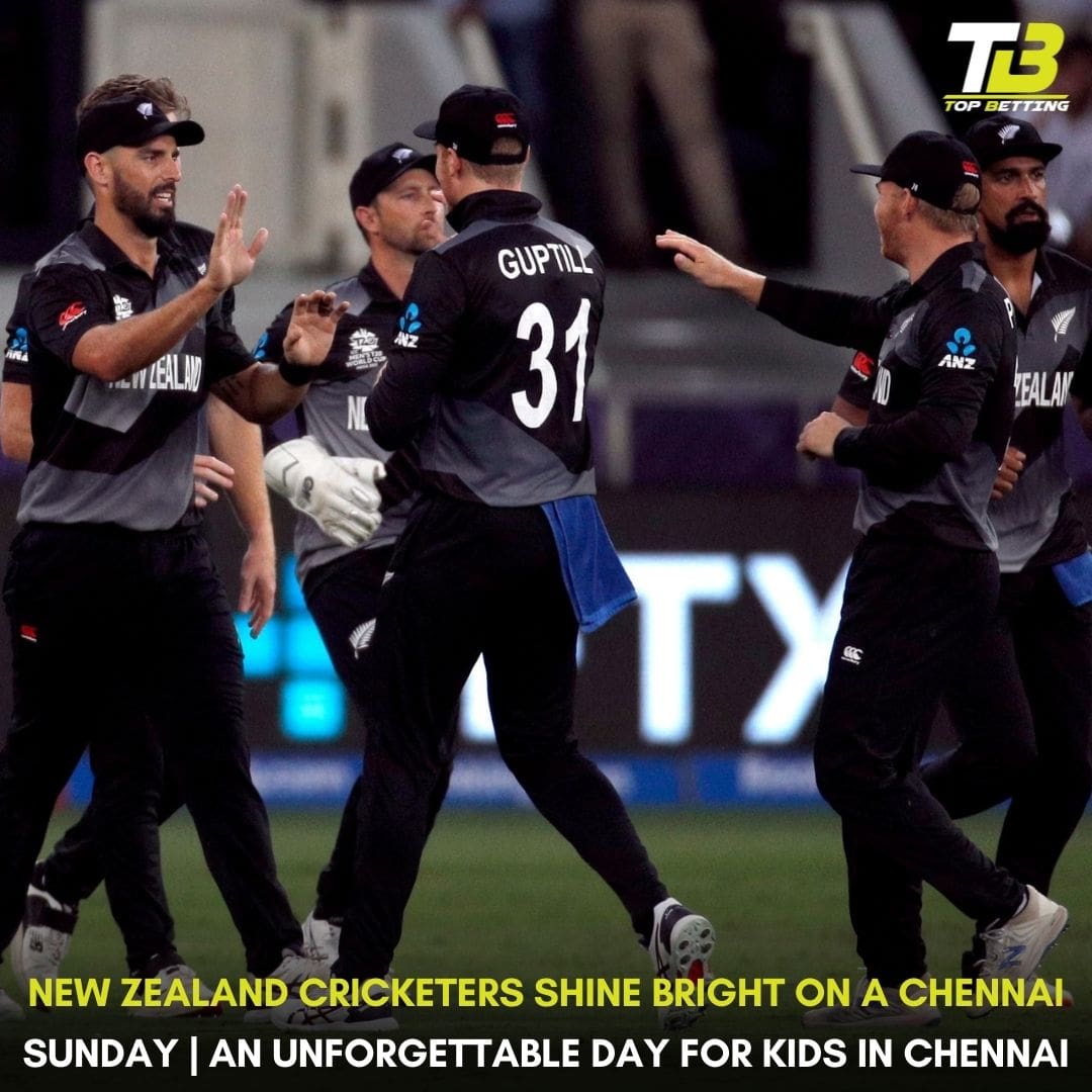 New Zealand Cricketers Shine Bright on a Chennai Sunday | An Unforgettable Day for Kids in Chennai