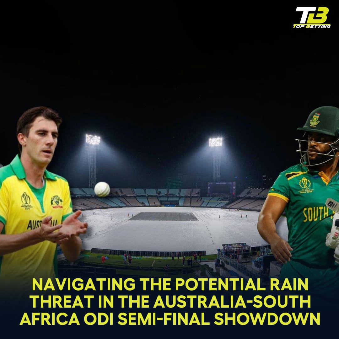 Navigating the Potential Rain Threat in the Australia-South Africa ODI World Cup Semi-Final Showdown: Weather Watch
