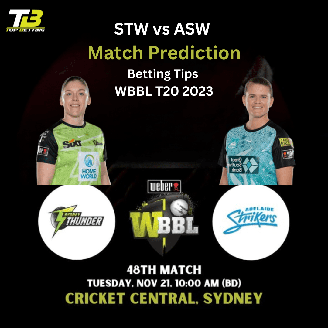  STW vs ASW Match Prediction, WBBL T20 2023