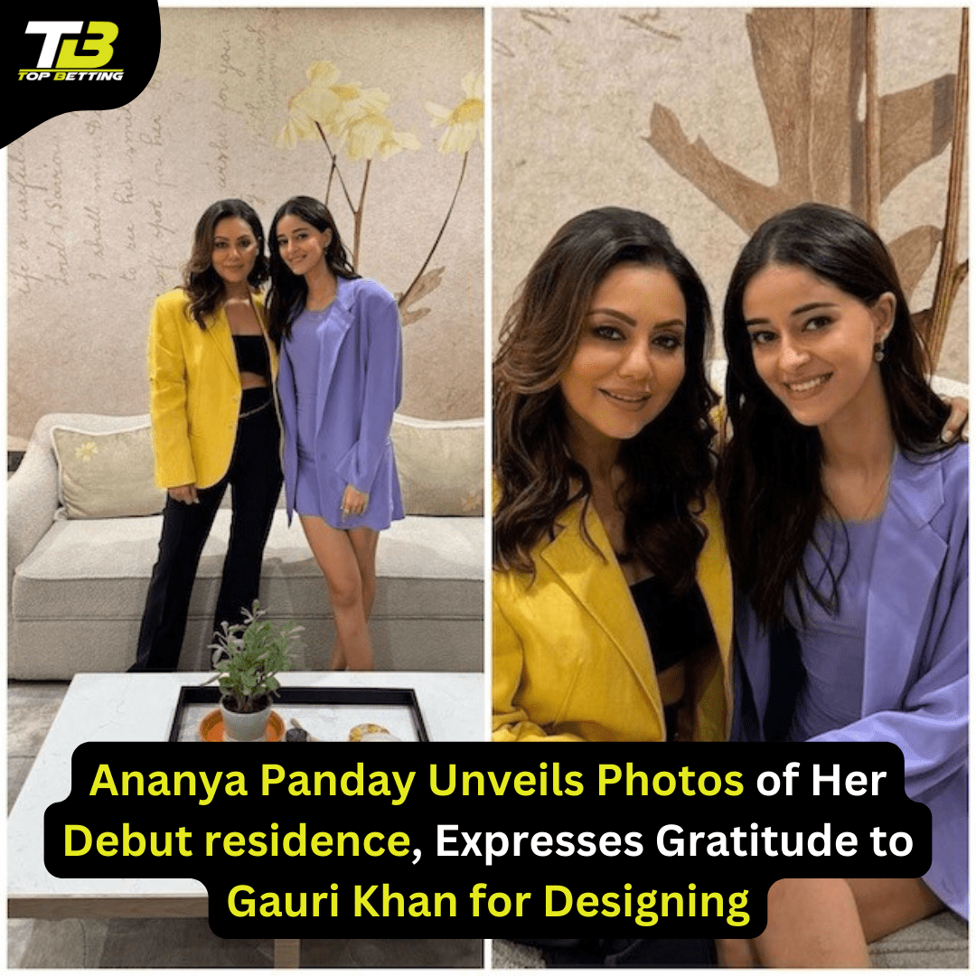 Ananya Panday Unveils Photos of Her Debut residence, Expresses Gratitude to Gauri Khan for Designing
