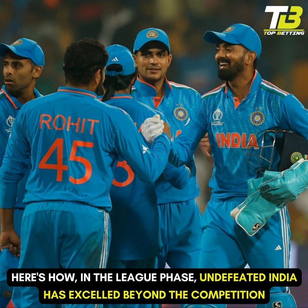Here’s how, in the league phase, undefeated India has excelled beyond the competition