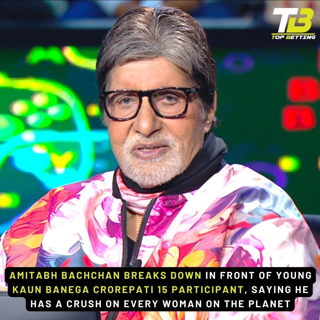 Amitabh Bachchan breaks down in front of young Kaun Banega Crorepati 15 participant, saying he has a crush on every woman on the planet