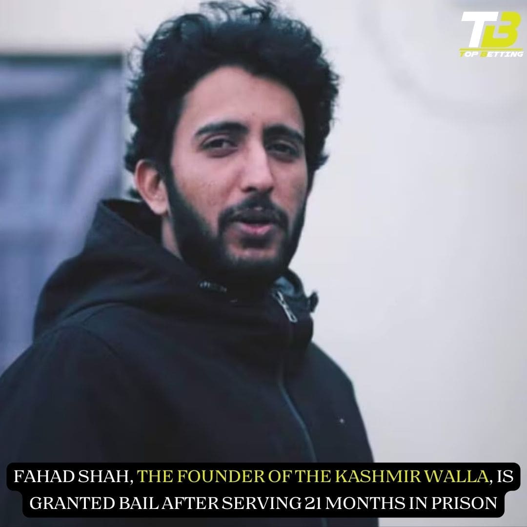 Fahad Shah, the founder of The Kashmir Walla, is granted bail after serving 21 months in prison