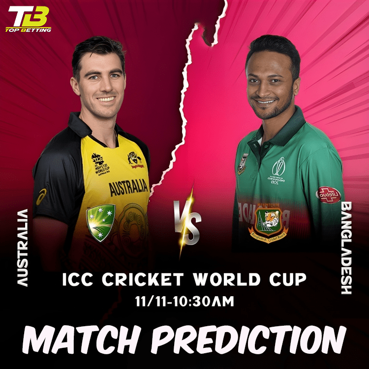 AUS vs BAN Match Prediction and Betting Tips: ICC Cricket World Cup 2023