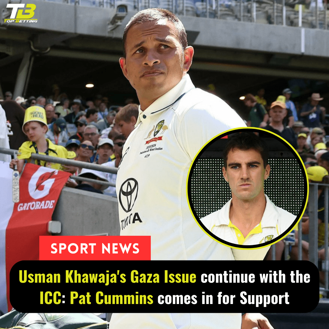 Usman Khawaja’s Gaza Issue continue with the ICC: Pat Cummins comes in for Support