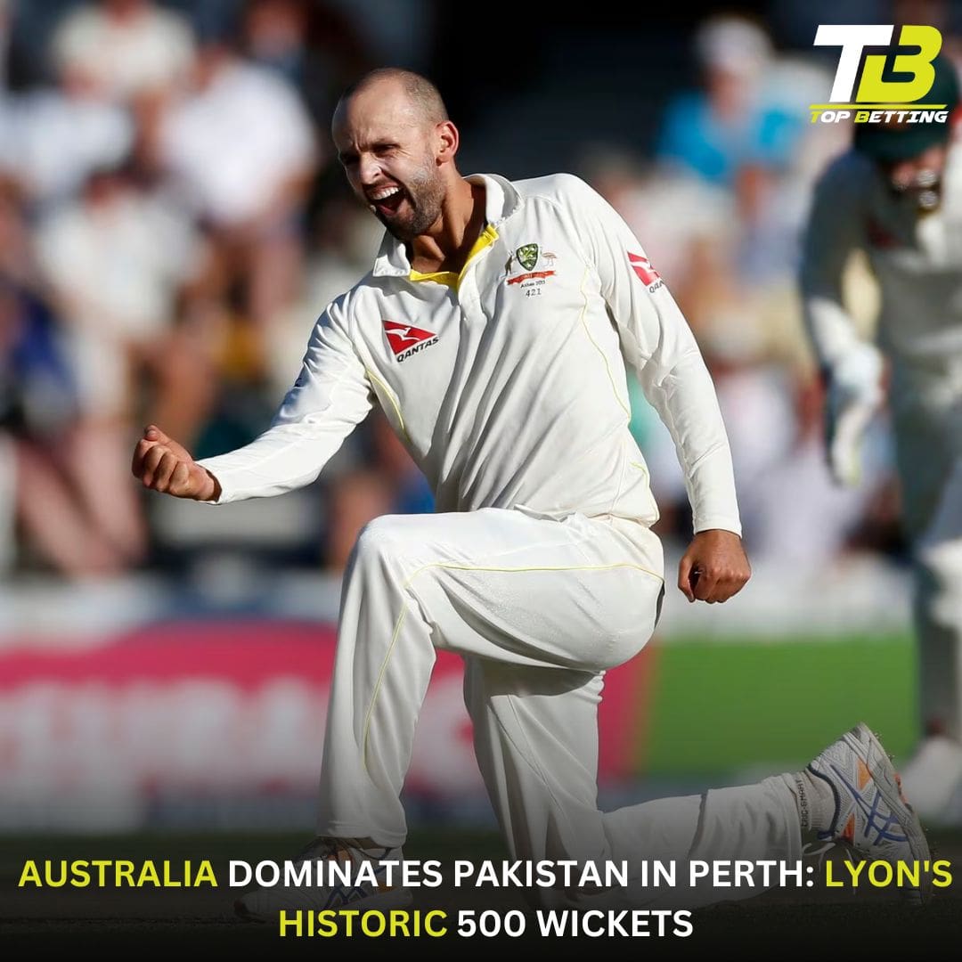 Australia Dominates Pakistan in Perth: Lyon’s Historic 500 Wickets