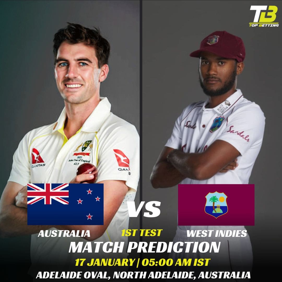 Australia vs West Indies 1st Test Match Prediction and Tips: West Indies vs Australia 1st Test 2024