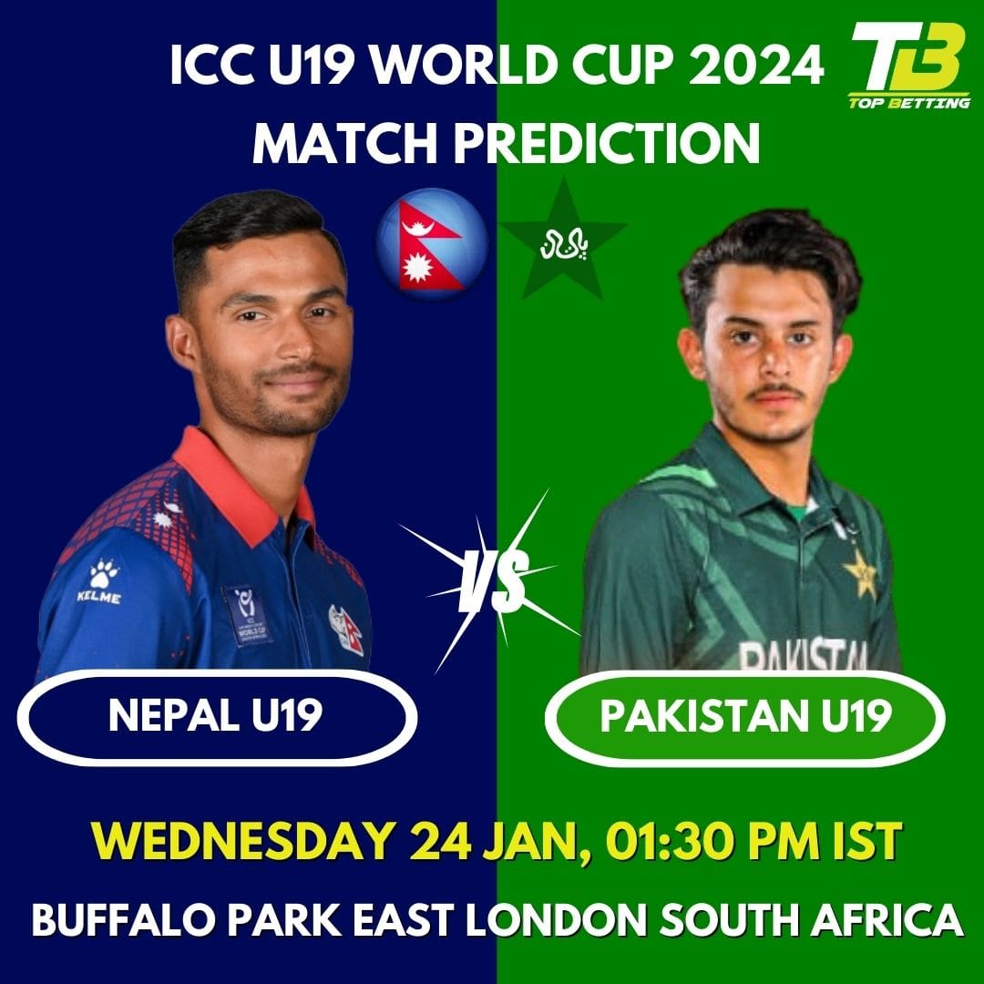 NEP U19 vs PAK U19 Match Prediction and Tips: ICC U19 World Cup 2024