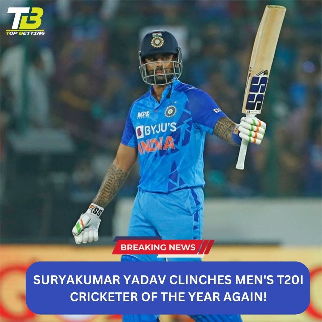Suryakumar Yadav Clinches Men’s T20I Cricketer of the Year Again!