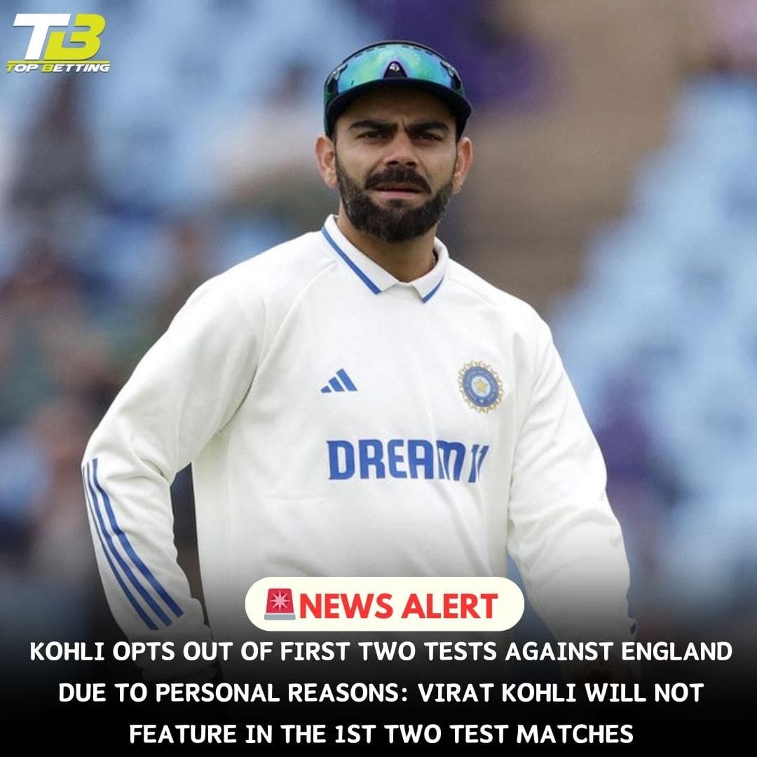 Kohli Opts Out of First Two Tests Against England due to Personal Reasons: Virat Kohli will not feature in the 1st Two Test Matches
