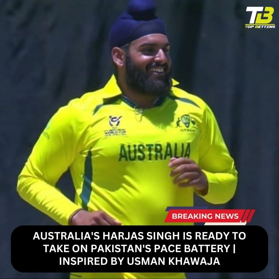 Australia’s Harjas Singh is ready to take on Pakistan’s pace battery | Inspired by Usman Khawaja