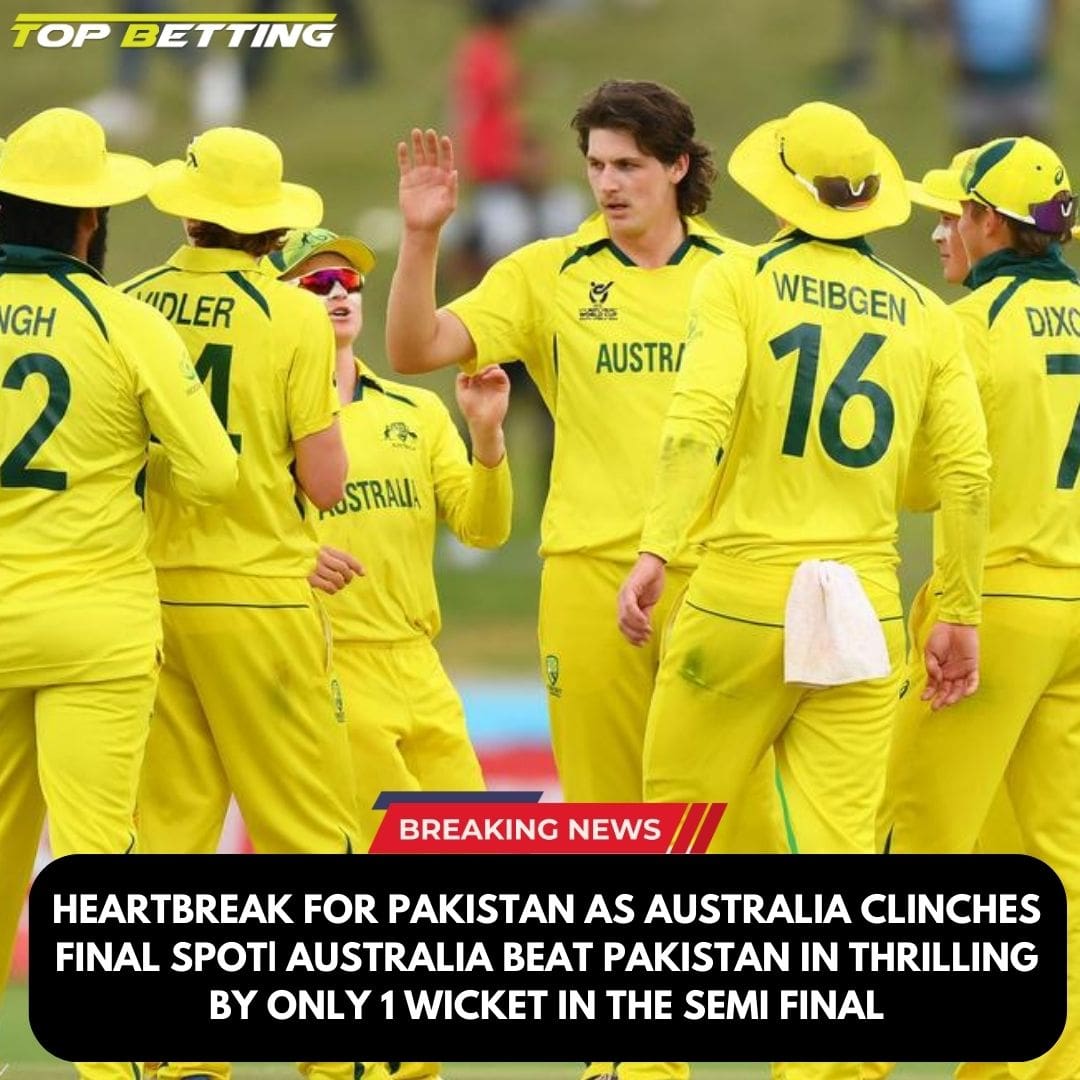 Heartbreak for Pakistan as Australia Clinches Final Spot| Australia beat Pakistan in thrilling by only 1 Wicket in the Semi Final