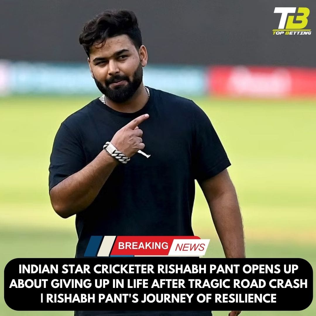 Indian Star Cricketer Rishabh Pant Opens up about Giving Up in Life After Tragic Road Crash | RISHABH PANT’S JOURNEY OF RESILIENCE