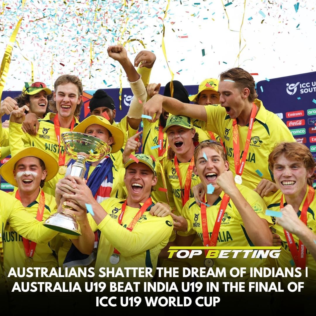 Australians shatter the dream of Indians | Australia U19 beat India U19 in the final of ICC U19 World Cup