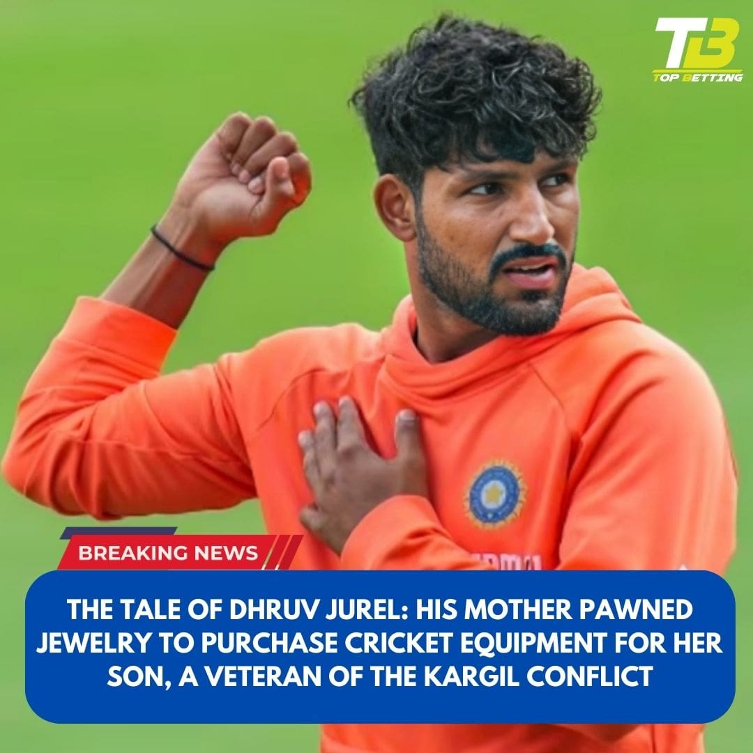 The tale of Dhruv Jurel: His mother pawned jewelry to purchase cricket equipment for her son, a veteran of the Kargil conflict