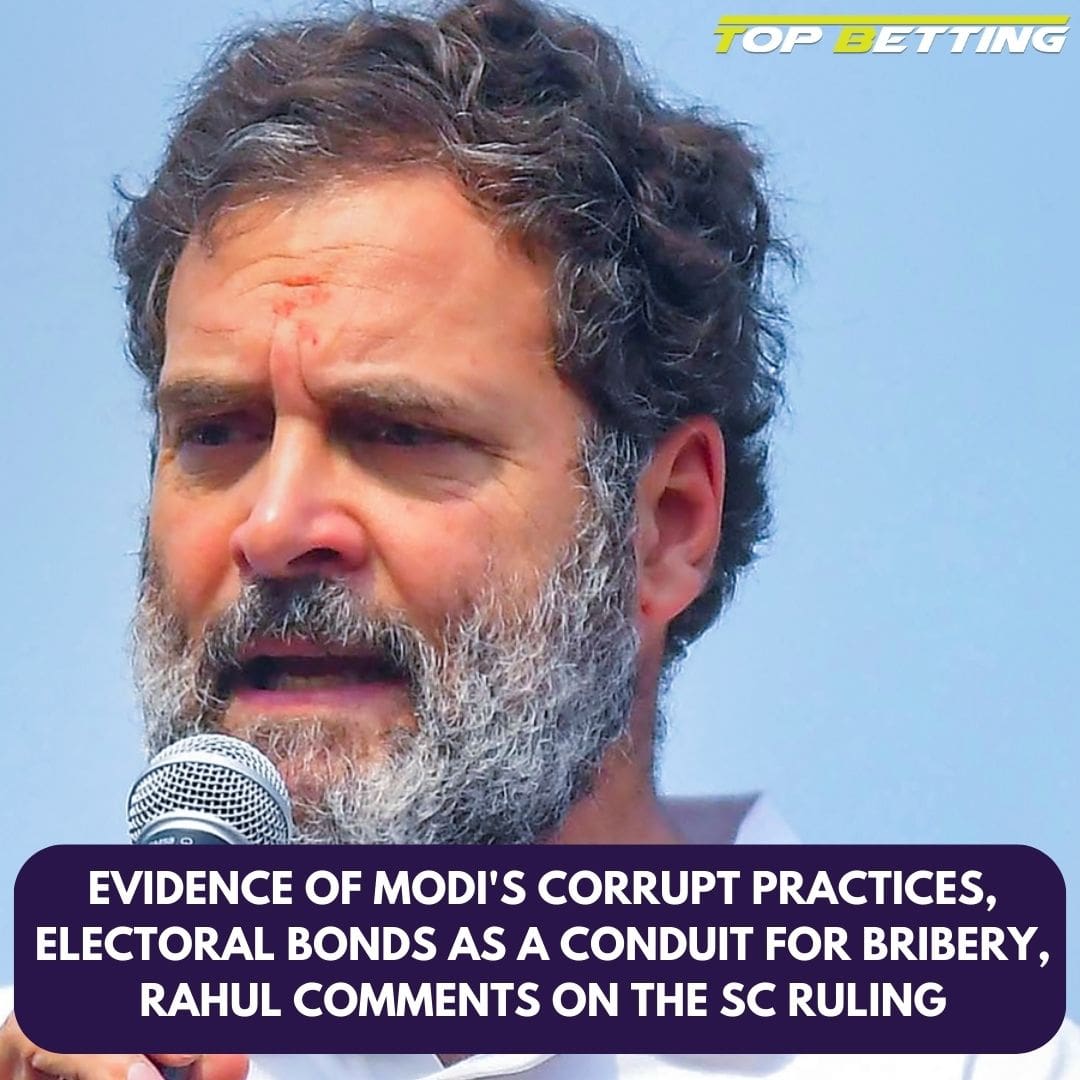 Evidence of Modi’s corrupt practices, electoral bonds as a conduit for bribery, Rahul comments on the SC ruling