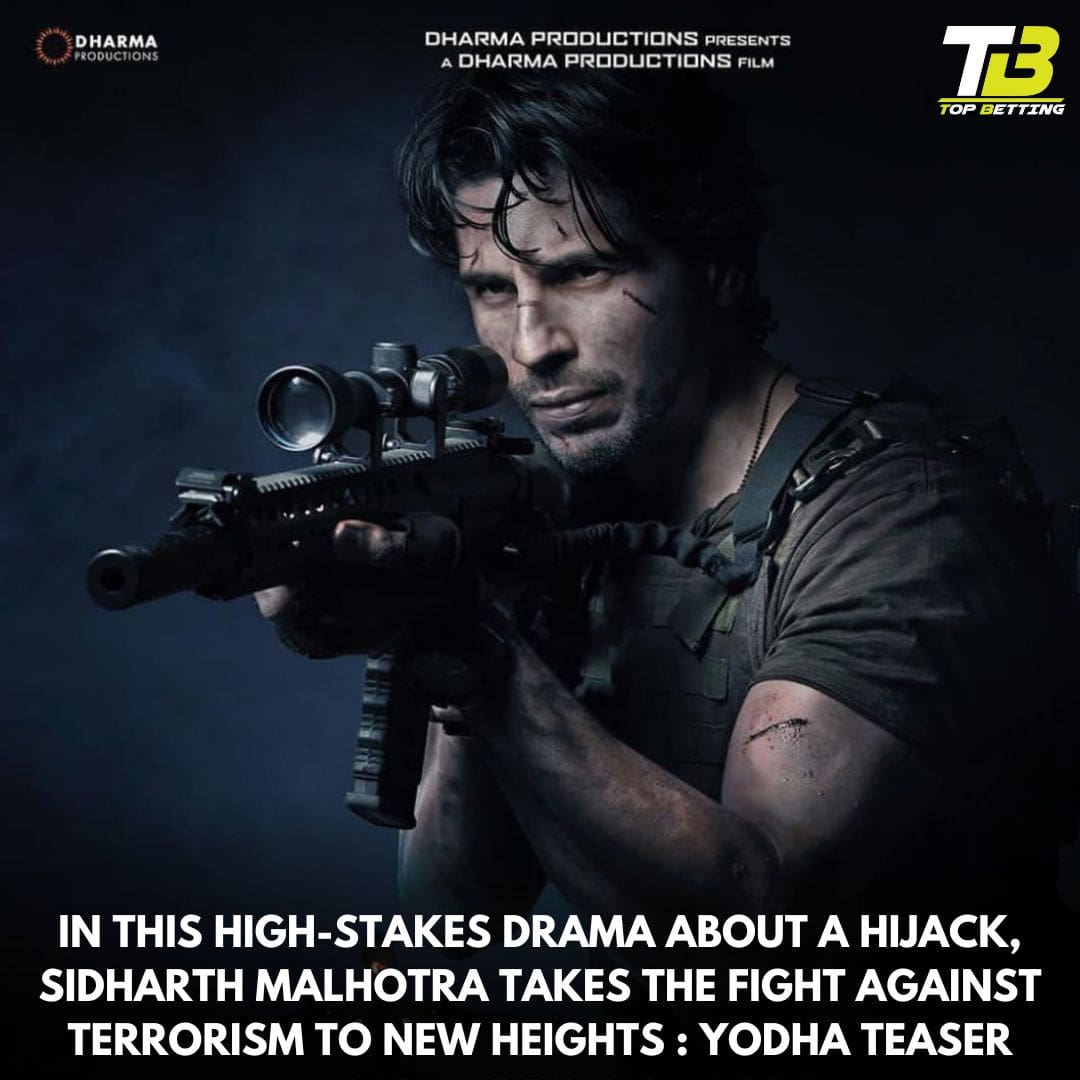 In this high-stakes drama about a hijack, Sidharth Malhotra takes the fight against terrorism to new heights :  Yodha Teaser