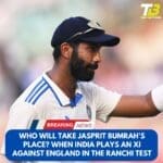 Who will take Jasprit Bumrah's place