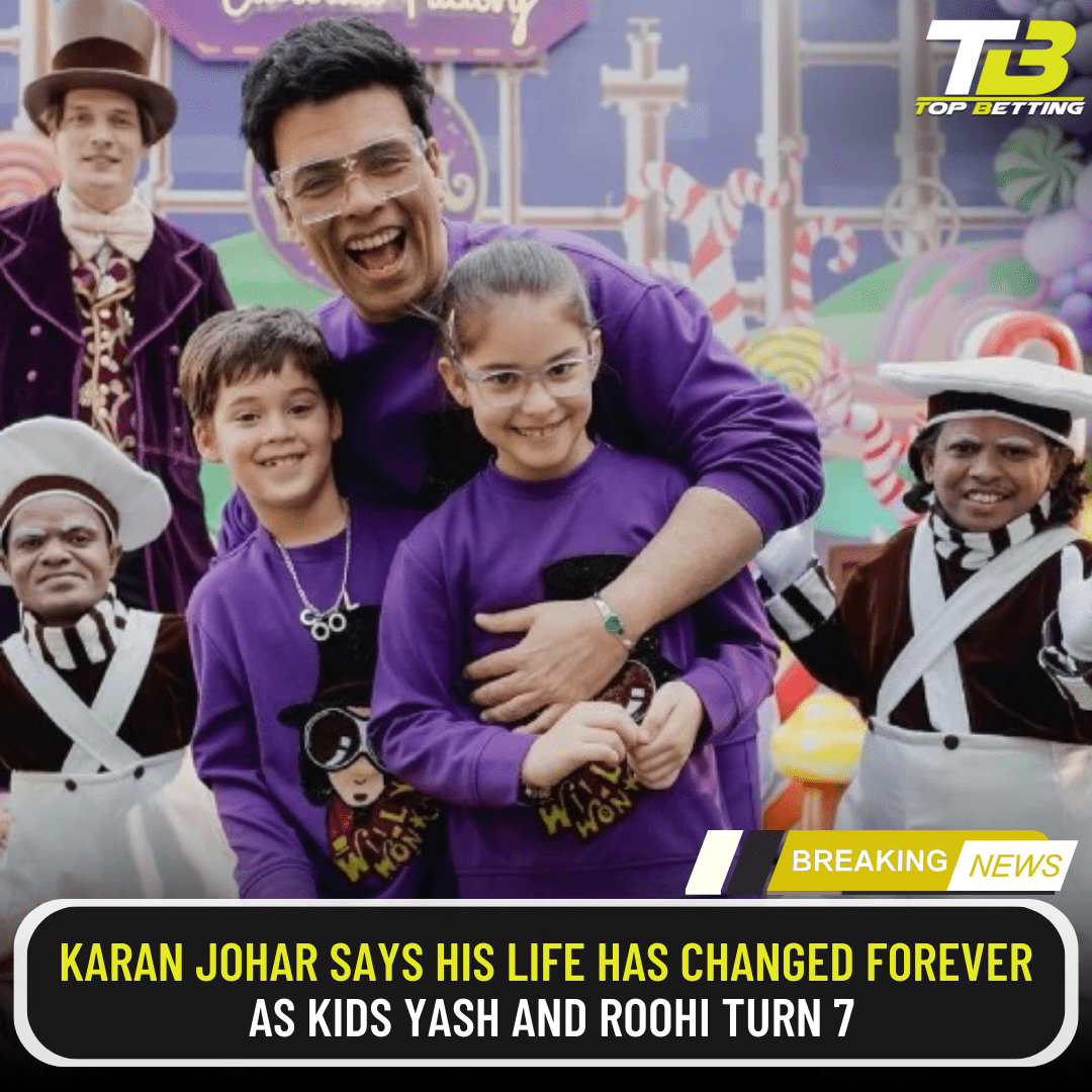 Karan Johar says his life has changed forever as kids Yash and Roohi turn 7