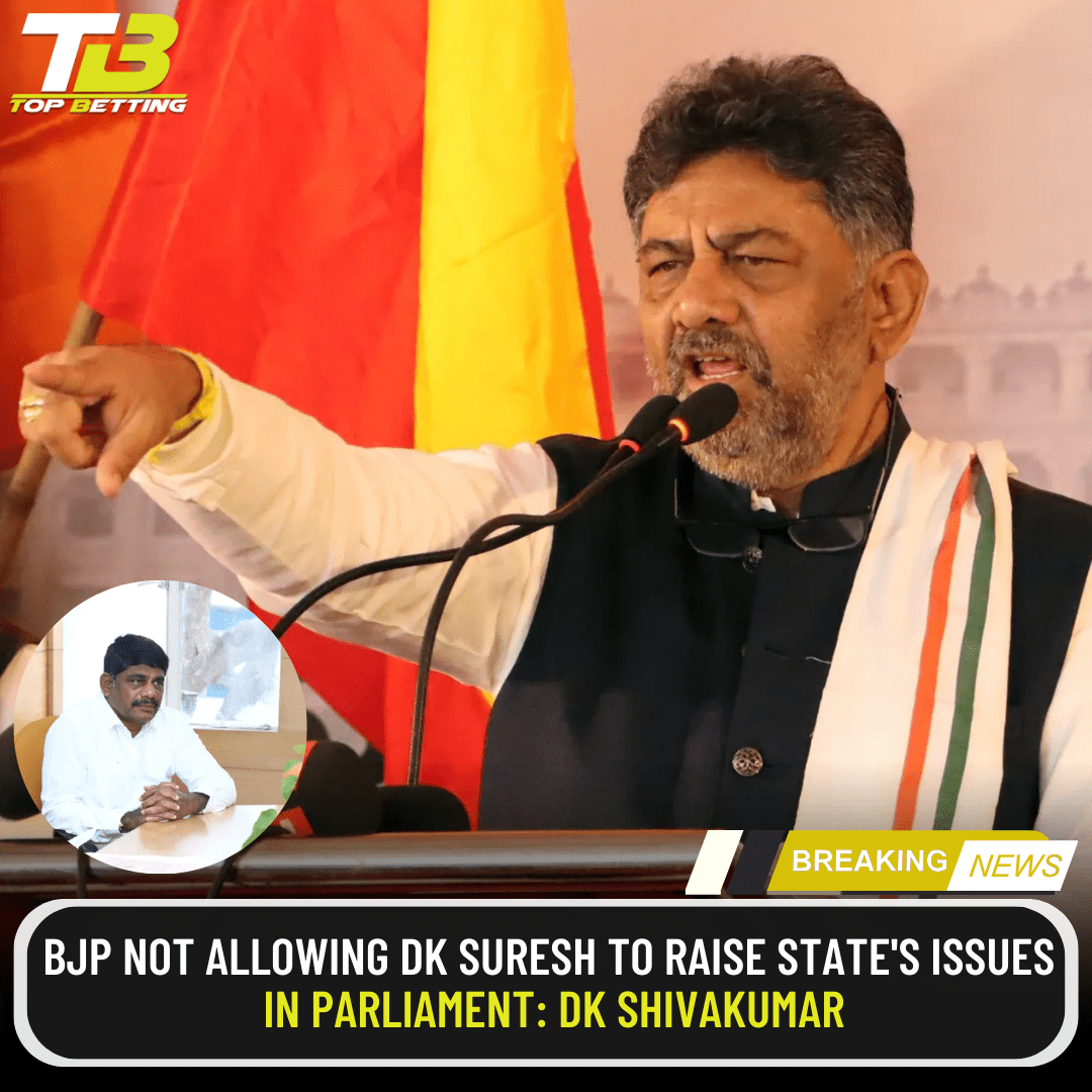 BJP not allowing DK Suresh to raise state’s issues in Parliament: DK Shivakumar