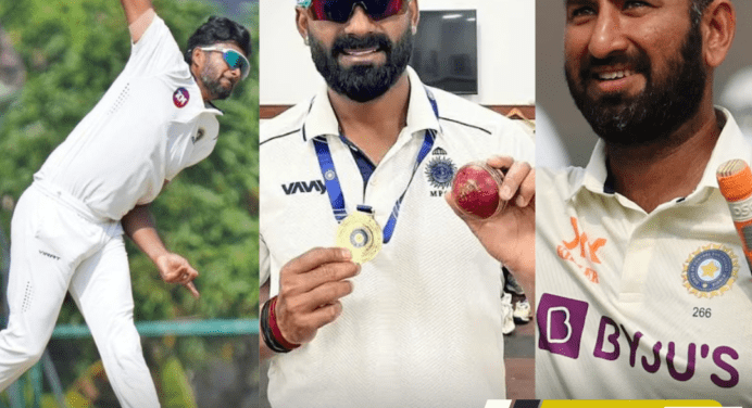 Ranji Trophy Round Six Review: Saxena’s Brilliance, Khejroliya’s Hat-Trick, and Pujara’s Century Steal the Show