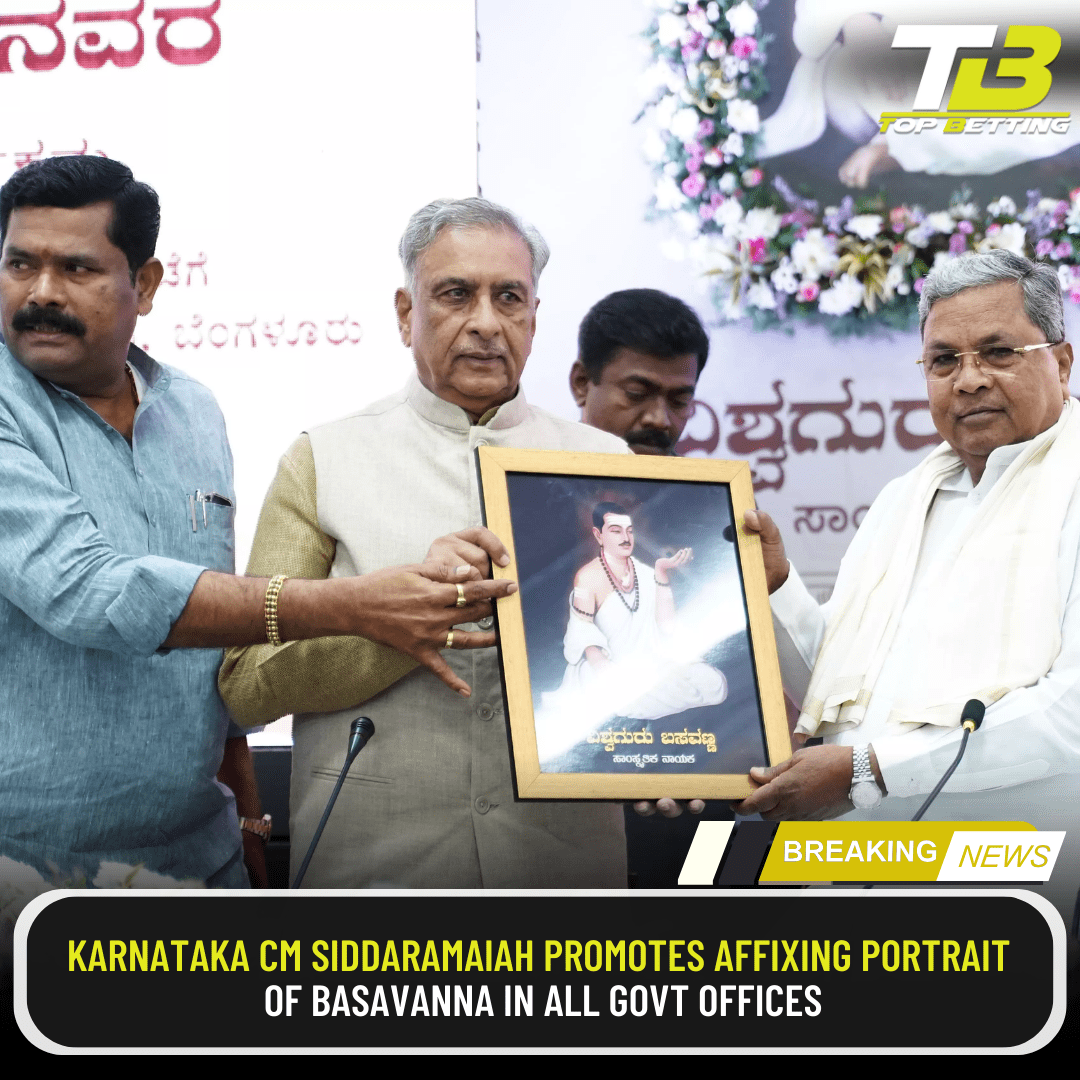 Karnataka CM Siddaramaiah promotes affixing portrait of Basavanna in all govt offices