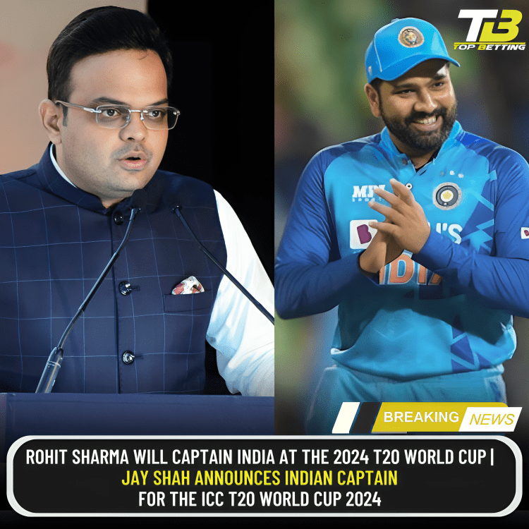 Rohit Sharma will Captain India at the 2024 T20 World Cup | Jay Shah announces Indian Captain for the ICC T20 World Cup 2024