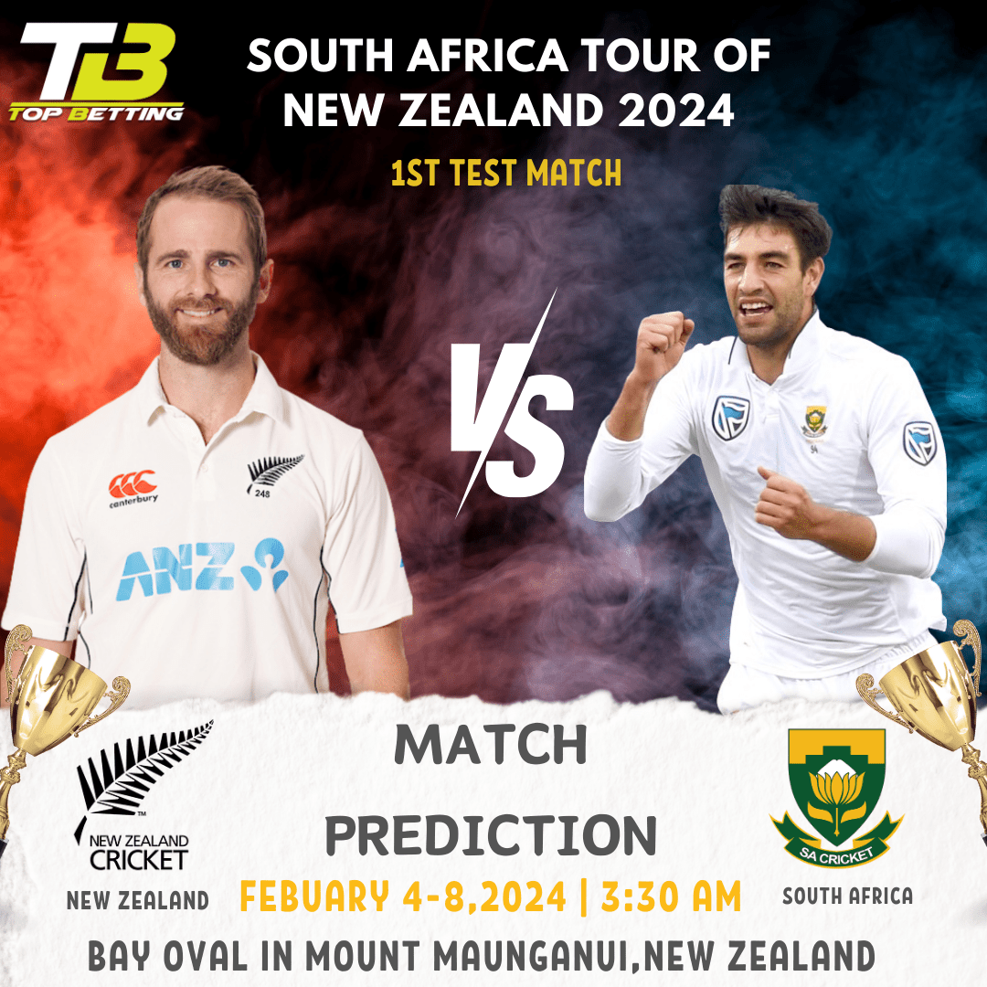 New Zealand vs South Africa 1st Test Match Prediction and Tips: Who will win? | NZ vs SA 1st Test Match 2024: