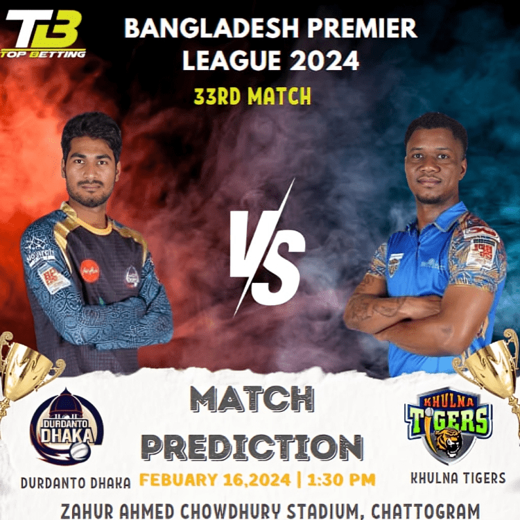 Durdanto Dhaka vs Khulna Tigers Match Prediction and Tips: BPL 2024 Match Prediction and Tips